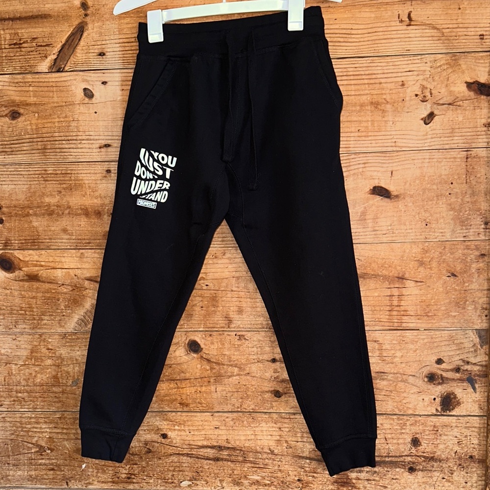 Broken Promises Black Joggers